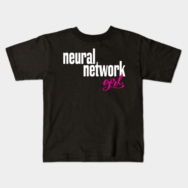 Neural Networks Girl Kids T-Shirt by ProjectX23Red